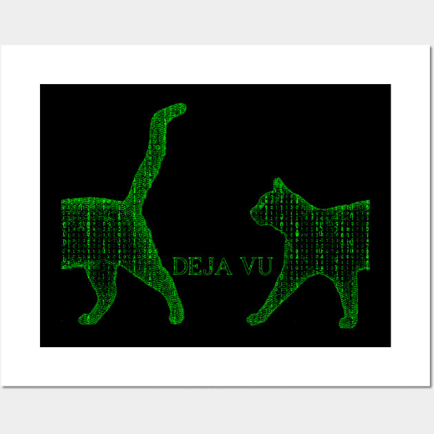 Déjà vu cat Wall Art by arxitrav